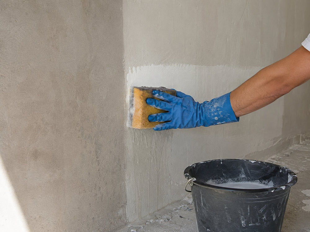 lessivage eponge mur interieur